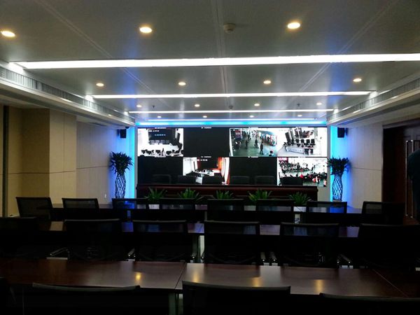江蘇交通運輸廳會議系統(tǒng)室內(nèi)全彩led顯示屏