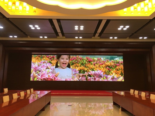 北京國(guó)防大學(xué)室內(nèi)LED全彩屏