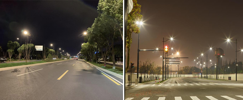 舟山海天大道道路照明、聯(lián)虹路道路照明